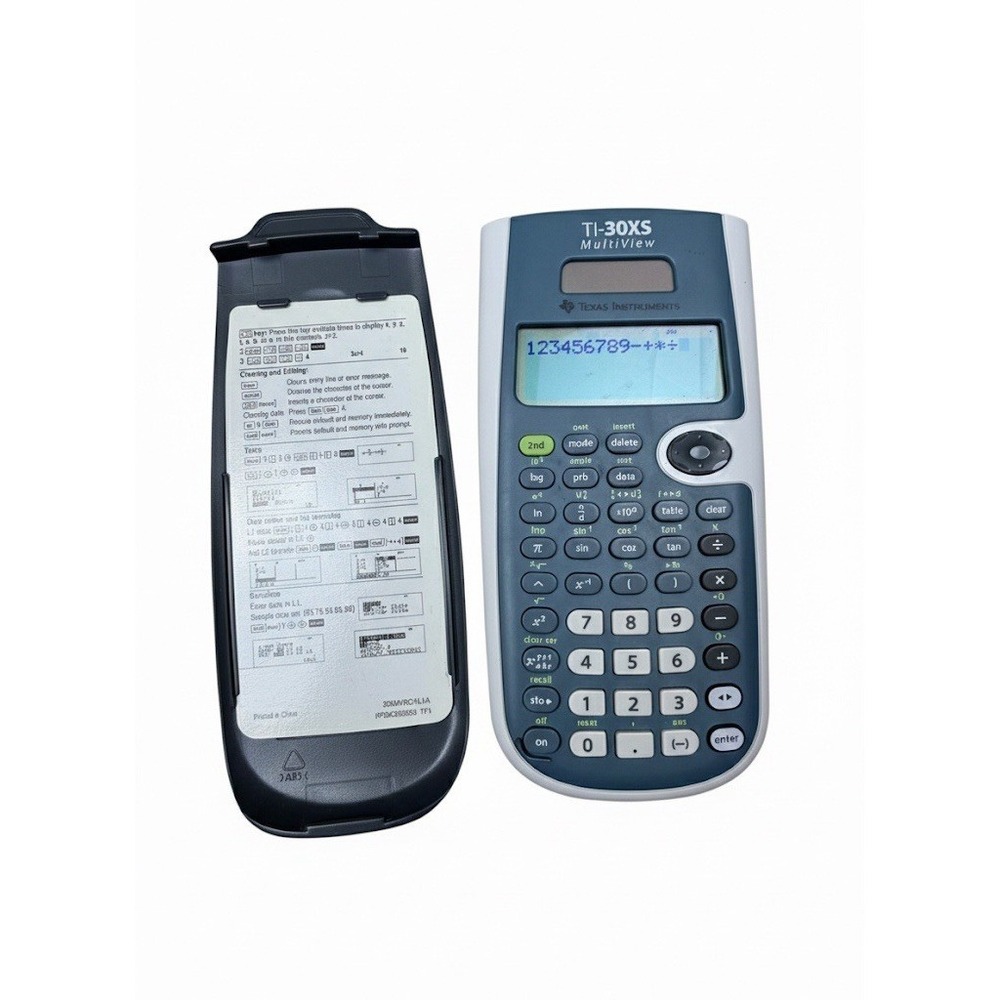 Texas Instruments TI-30X Multiview Solar Powered Calculator Blue